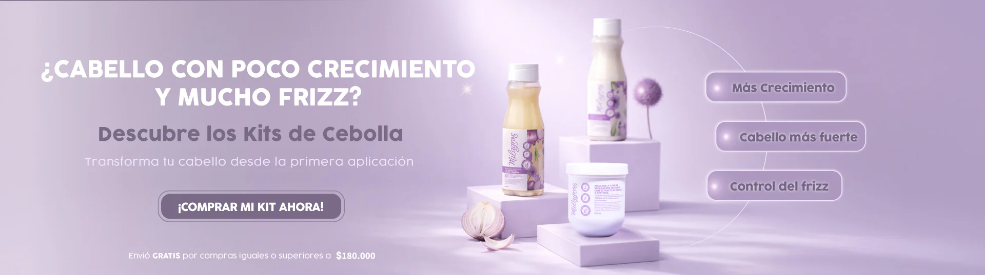 Cabello Radiante con Sello Milagros
